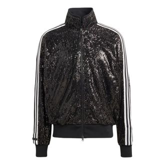 adidas originals Sequin Track Jacket Black IA2461