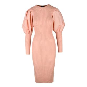 Elisabetta Franchi Dames, Jurken, Roze, Maat: XS Viscose