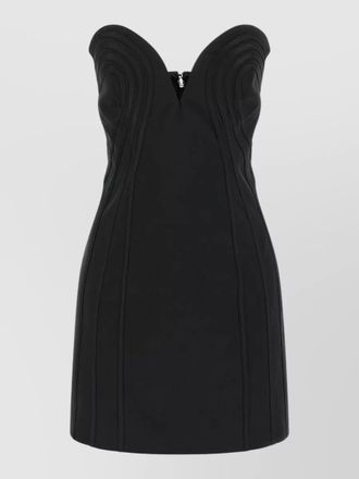 Rotate strapless sweetheart neckline fitted mini dress