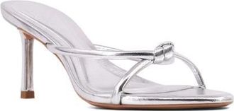 Shushop Heidi Stiletto Sandal in Silver at Nordstrom, Size 10