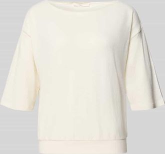 Lanius Lanius Relaxed Fit T-Shirt aus Hanf-Mix in Offwhite, Gr&ouml;&szlig;e 34