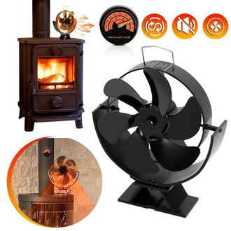 OEM Ventilador De Estufa De 6 Aspas Accionado Por Calor Para Estufas De Le&ntilde;a Y Chimeneas - Herramienta Para Chimeneas
