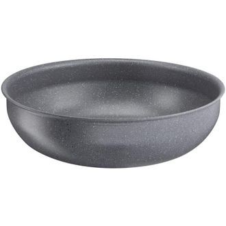 T-fal Ingenio Padella Wok 26 cm, Induzione, Rivestimento Antiaderente Impilabile, Lavabile in Lavastoviglie, Made in Francia, Natural Force L3967702