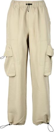 Karl Lagerfeld Broeken, Dames, Beige, S, Polyester, Jeans pantalone