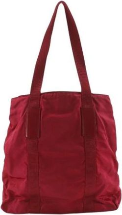 Prada Pre-owned Tote Bags, female, Red, Size: ONE SIZE Pre-owned Vintage Tote Bag