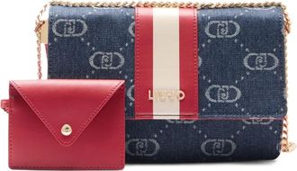 Liu Jo Borsa a tracolla in jacquard - Blu