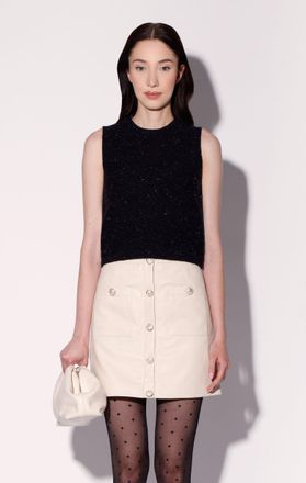 Walter Baker Libby Skirt, Oyster - Leather