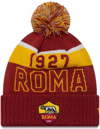 New Era AS Roma Sport Pom Beanie Red