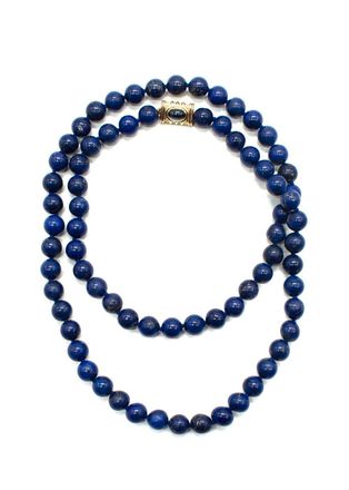 Bespoke Fine Quality Blue Agate Beaded Necklace