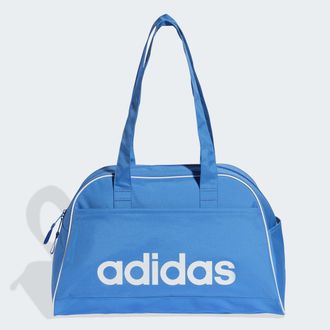 adidas Sporttasche ADIDAS PERFORMANCE ADIDAS LINEAR ESSENTIALS BOWLING, Damen, ray blau, wei&szlig;, Obermaterial: 100% Polyester, Taschen Sporttasche