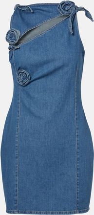 Coperni Abito corto di jeans con cut-out