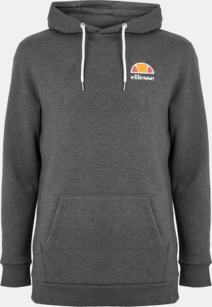 Ellesse Mens Logo Hooded Neck Raglan Sleeve Sweatshirt - Grey - Size: 36