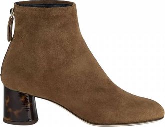 AGL Womens Veta Precious Suede Ankle Boot In Cognac