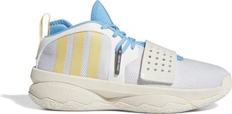 adidas Mens Dame 8 Extply Basketball Trainers in Cloud White/Oat - Cream - Size UK 11.5