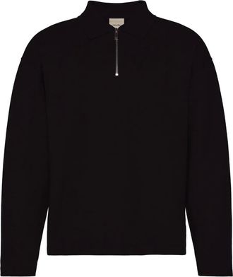Calvin Klein Polo a maniche lunghe - Nero