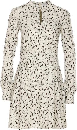 Mar De Margaritas Abito a fiori con cut-out - Toni neutri