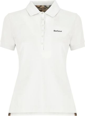 Barbour Polo con bottoni - Bianco