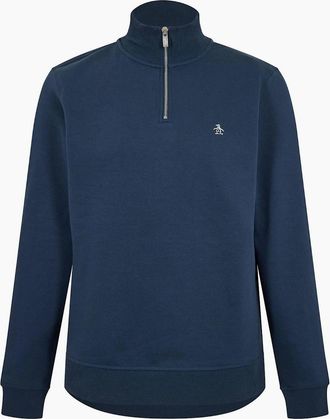 Original Penguin Mens Quarter Zip - Navy - Size: 2X large