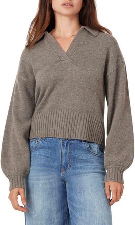 Habitual Spread Collar Sweater in Mushroom Heather at Nordstrom, Size Small
