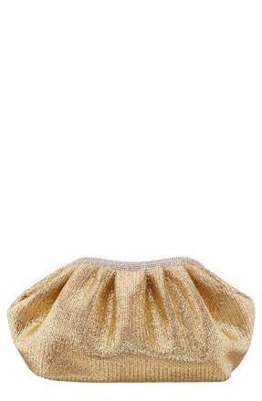 Nina Zayla Frame Clutch in Gold at Nordstrom