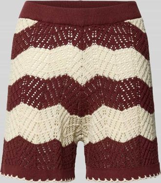 Vero Moda Regular Fit Shorts aus reiner Baumwolle Modell GOLDEN COVE in Dunkelrot, Gr&ouml;&szlig;e XS