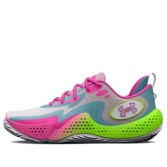 Under Armour Spawn 5 White Lime Pink 3026285-100