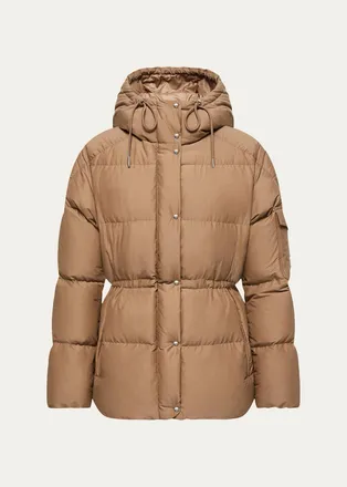 Moncler Himalaya Hooded Short Down Jacket