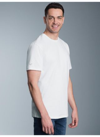 Trigema T-Shirt TRIGEMA TRIGEMA T-Shirt aus 100% Biobaumwolle, Herren, Gr. XXL, weiss (wei&szlig;, c2c), 100% Baumwolle (Bio-Baumwolle kbA), Basic, Shirts T-Shirt