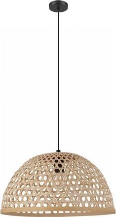 Eglo Eglo Iluminaci&oacute;n L&aacute;mpara Colgante Claverdon De Madera Grande &Oslash;49,5cm