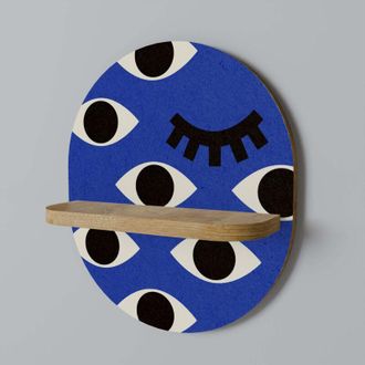 OEM Estante Ovalado Geom&eacute;trico Ojos