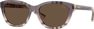 Burberry BE4486 422073 Womens Sunglasses Purple Size 54