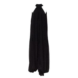 Rotate Lightweight Chiffon Balloon Jumpsuit with Halterneck Design