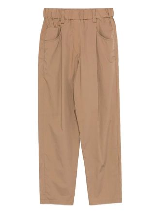 Brunello Cucinelli elasticated trousers - Beige
