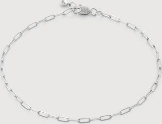 Monica Vinader Gold Mini Paperclip Chain Bracelet