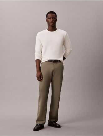 Calvin Klein Jeans Calvin Klein Mens 90s Straight Chino Pants - Dark Beige - 29W x 30L