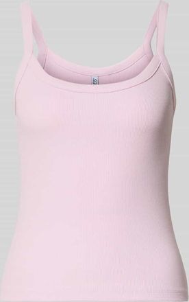 Pieces Slim Fit Tank Top aus Bio-Baumwoll-Mix Modell MAY in Rosa, Gr&ouml;&szlig;e XL