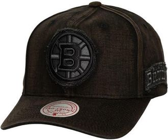 Mitchell & Ness Mens Mitchell & Ness Black Boston Bruins Downtown Snow Wash Pro-Crown Adjustable Hat at Nordstrom