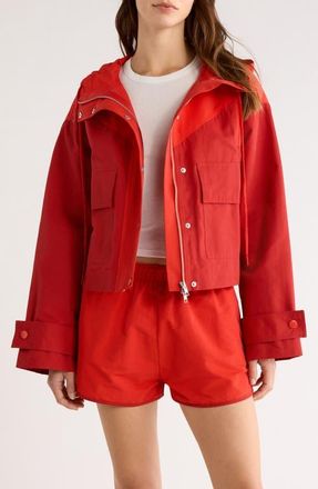 Staud Alta Jacket in Cardinal at Nordstrom, Size X-Large