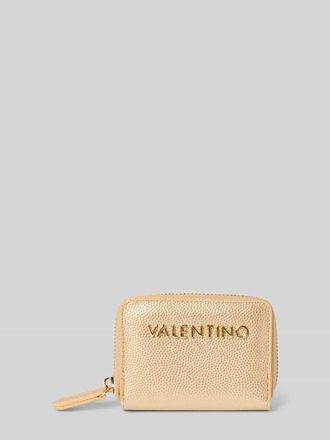 Valentino Handbags Portemonnaie mit Label-Applikation Modell DIVINA in Gold, Gr&ouml;&szlig;e 1