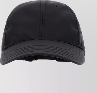 Off-white nylon baseball cap