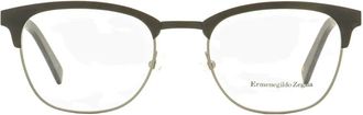 Ermenegildo Zegna 5099 rectangular-frame glasses - Black