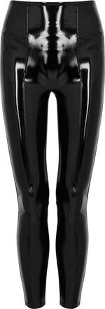 Spanx Patent Faux-leather Leggings - Black - M