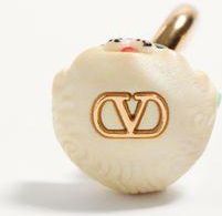 Valentino Garavani Mono Orecchino Le Chat De La Maison In Metallo E Nylon Donna ORO/MULTICOLOR UNI