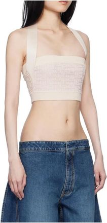 Balmain Mujer, Camisetas, Beige, Talla: S