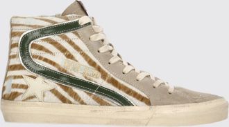 Golden Goose Sneakers Slide Golden Goose in cavallino zebrato e camoscio used