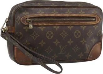 Louis Vuitton Pre-owned Clutch Bag - Dames - Vintage Clutch - Bruin - ONE Size - Vintage