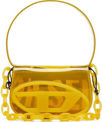 Diesel 1DR-Iconic Transparent TPU Shoulder Bag in Yellow at Nordstrom