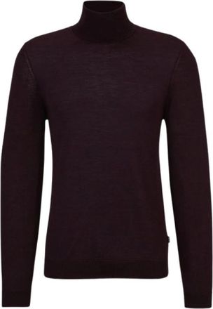HUGO BOSS Breiwerk > Coltruien - Heren - Coltruien - Rood - 2XL - Truien & Vesten