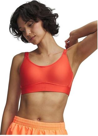 Under Armour Infinity Mid Impact Sports Bra Womens Bra Venom Red/Venom Red : SM D-DD, Mesh/Polyester