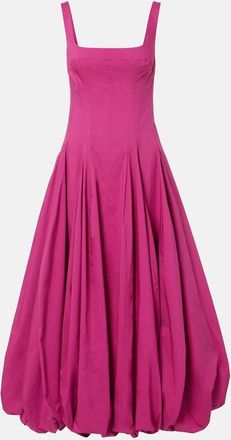 SIMKHAI Cotton-blend midi dress